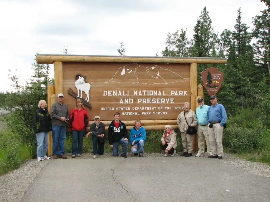Denali National Park Alaska Tour Group