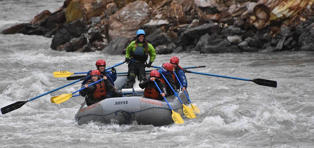 rafting excursion Nenana Canyon Alaska